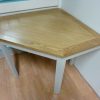 New Solid Oak & Linen Painted Large Corner Desk *Barker & Stonehouse* - Image 5