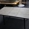New Contemporary Reclaimed Wood & Metal Ext. Dining Table *DFS Furniture Store* - Image 6