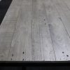 New Contemporary Reclaimed Wood & Metal Ext. Dining Table *DFS Furniture Store* - Image 8