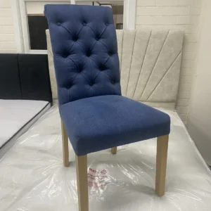Ex-Furniture Village 4x New Blue Angeles Dining Chairs