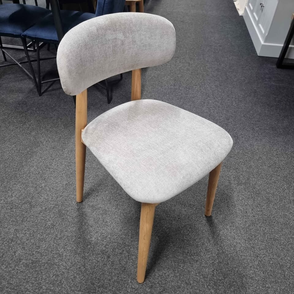 New 4 x Retro Solid Oak Scandinavian Dining Chairs *Furniture Village Stockholm* - Image 3