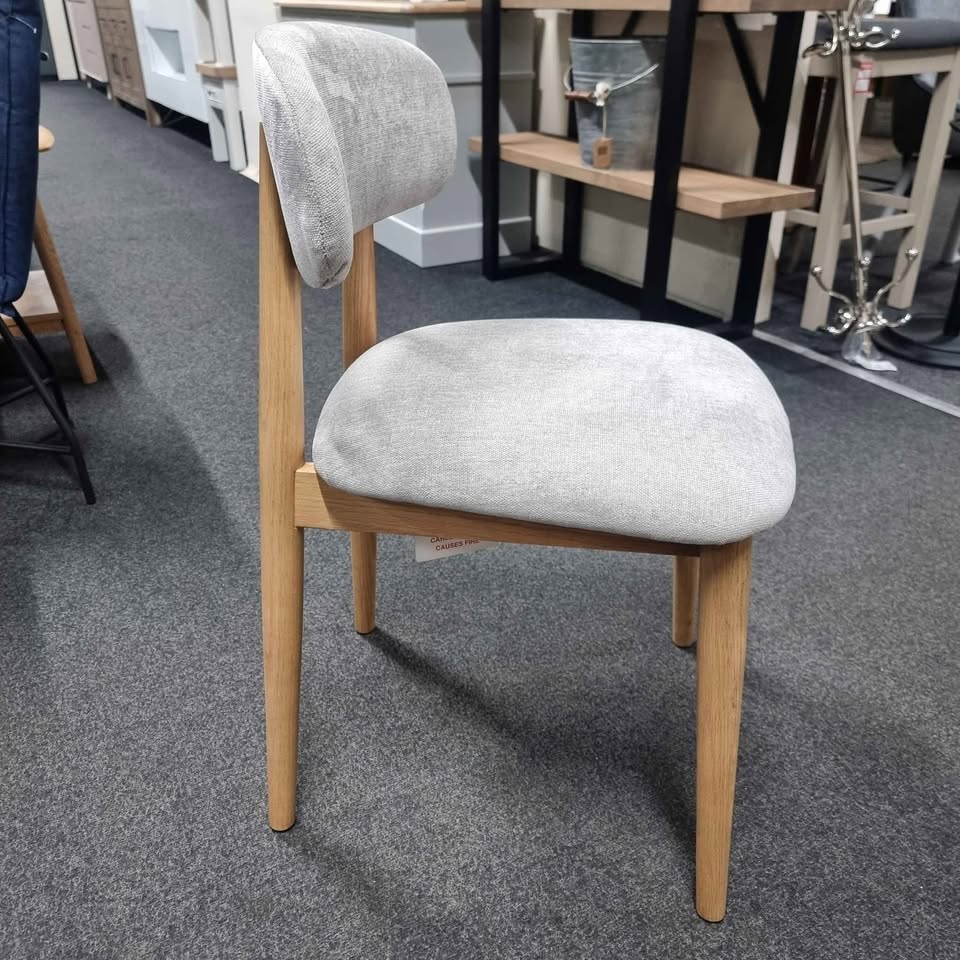 New 4 x Retro Solid Oak Scandinavian Dining Chairs *Furniture Village Stockholm* - Image 4