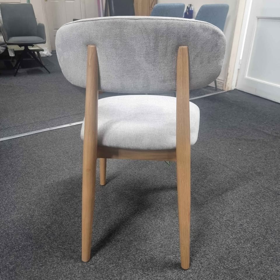 New 4 x Retro Solid Oak Scandinavian Dining Chairs *Furniture Village Stockholm* - Image 5