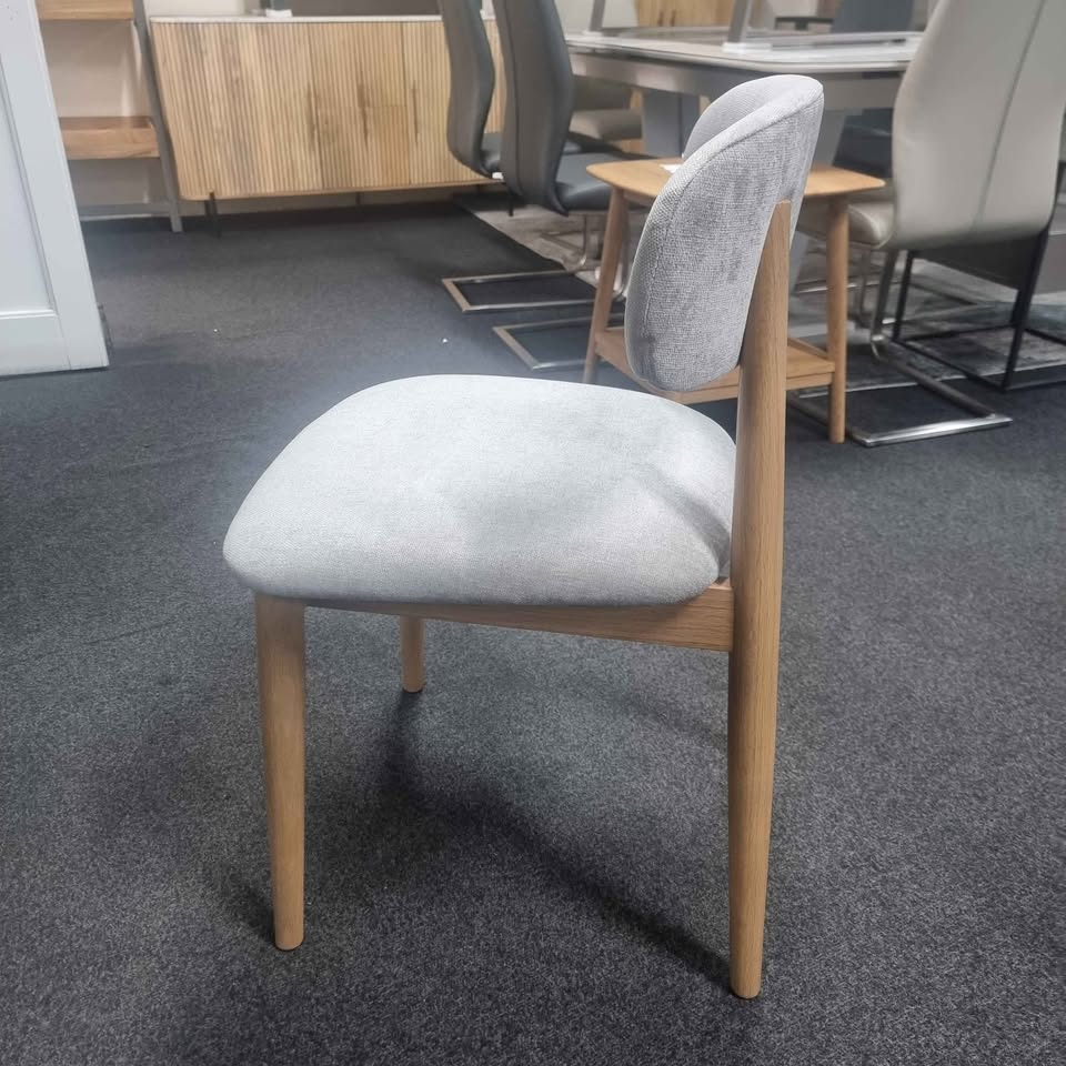 New 4 x Retro Solid Oak Scandinavian Dining Chairs *Furniture Village Stockholm* - Image 6