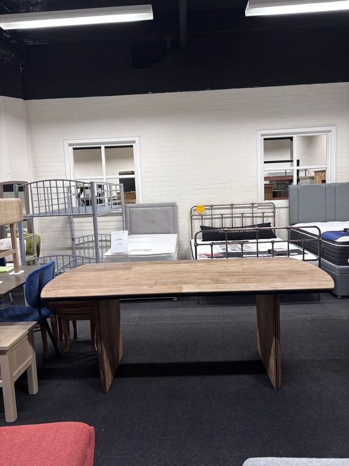 Barker & Stonehouse Reclaimed Teak Dining Table 2M - Image 2