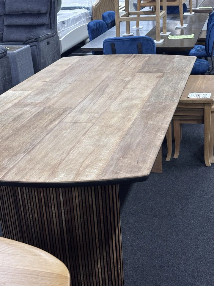 Barker & Stonehouse Reclaimed Teak Dining Table 2M - Image 6