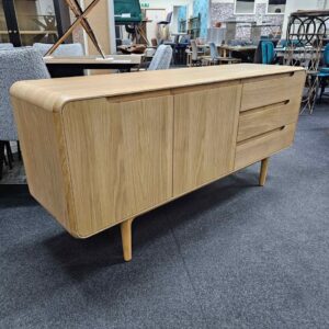 New Large Scandinavian Light Oak 2 Door 3 Drawer Sideboard *G Plan Winchester*