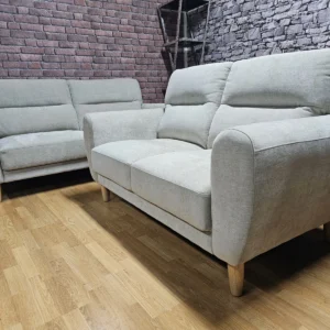 New Contemporary 3 + 2 Modern Beige Fabric Sofa Sofas Set *Branded Furniture*
