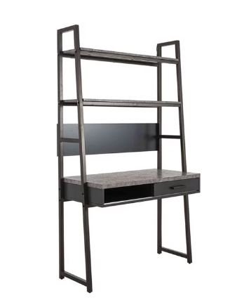 New Furniture Village Moon Industrial Concrete Metal Wall Desk