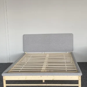 New Grey Fabric Scandinavian Double Size 4'6 Bed Bedstead *Debenhams*