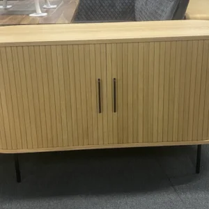 New Barker & Stonehouse Light Oak Contemporary Sliding Door Sideboard